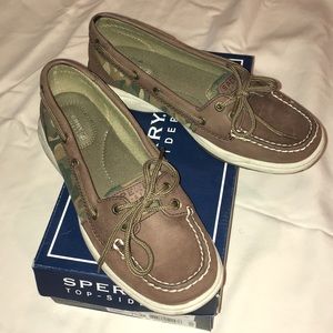 Sperry Brown & Camo flats